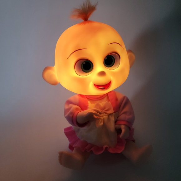 Incredibles 2 Baby Jack-Jack Attacks 13" Figure Doll Talking Sounds & Lights Up - Picture 6 of 15